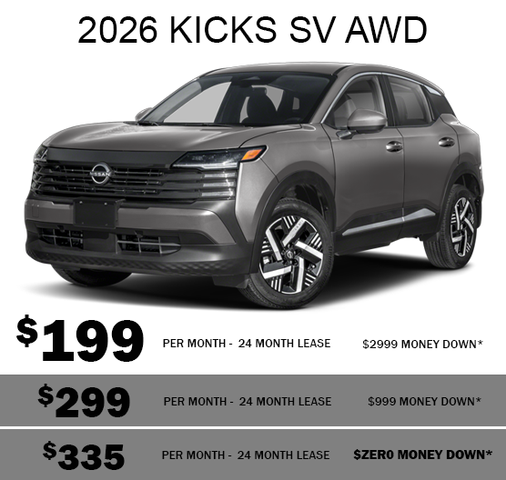 2026 Kicks SV AWD