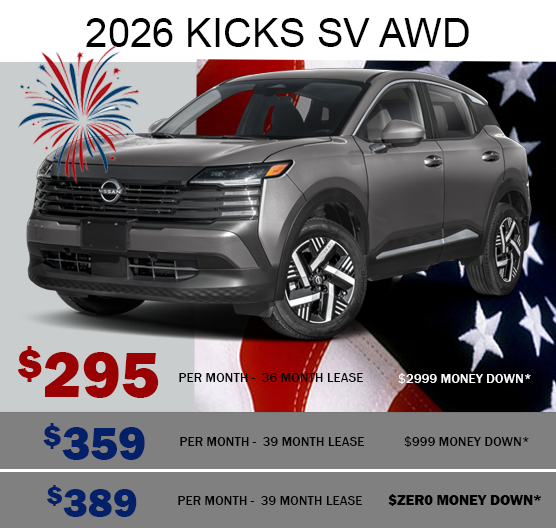 2026 Kicks SV AWD