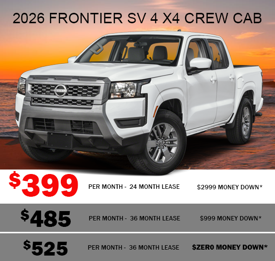 2026 Frontier SV 4X4 Crew Cab