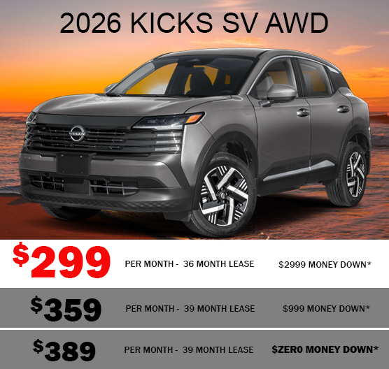 2026 Kicks SV AWD
