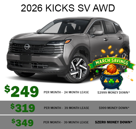 2026 Kicks SV AWD