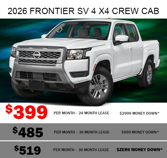 2026 Frontier SV 4X4 Crew Cab