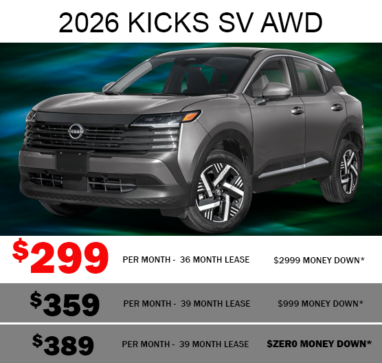 2026 Kicks SV AWD