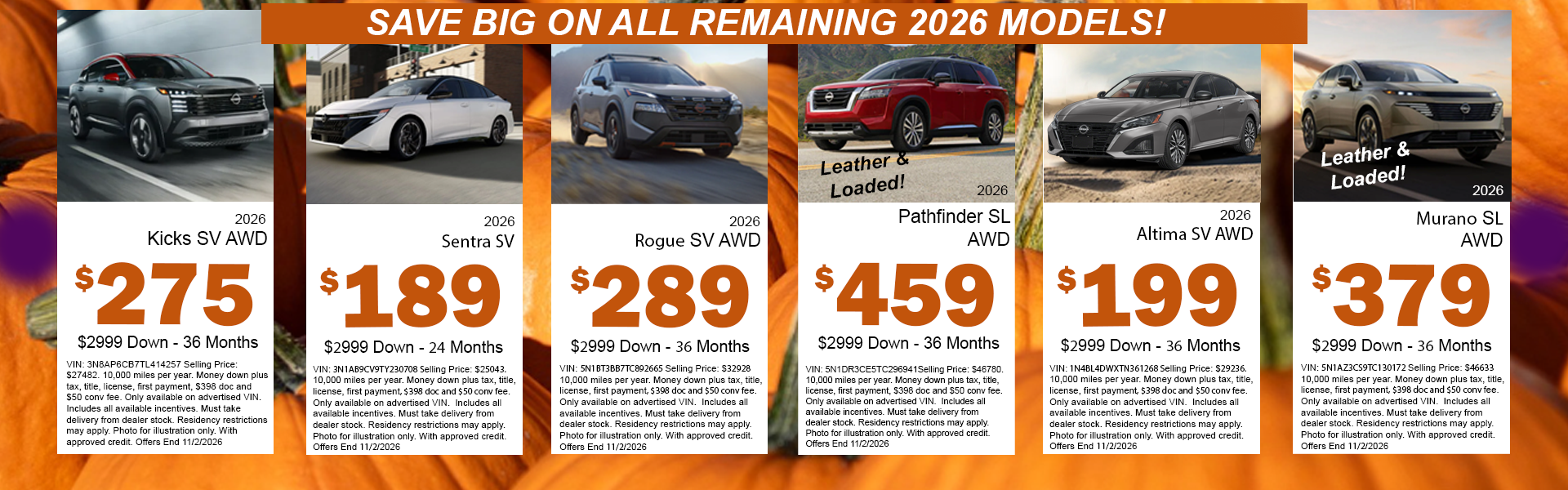 September Lease Deals