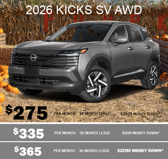 2026 Kicks SV AWD
