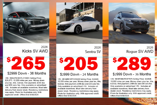 Lease Specials