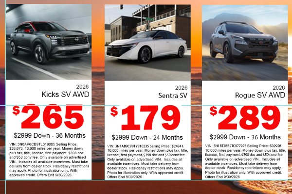 Lease Specials