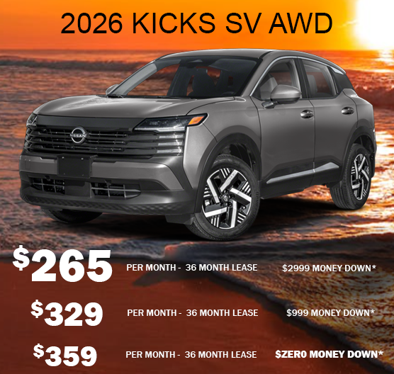 2026 Kicks SV AWD